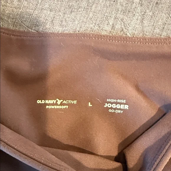 Old Navy Active Powersoft Joggers in Brown - Picture 2 of 2